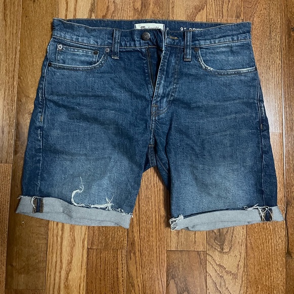 Madewell Other - Madewell mens 9 inch cutoff Jean denim shorts in Cone denim